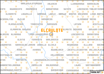 map of El Caulote