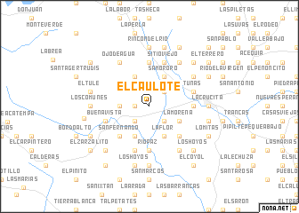 map of El Caulote