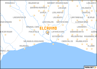 map of El Cavimo