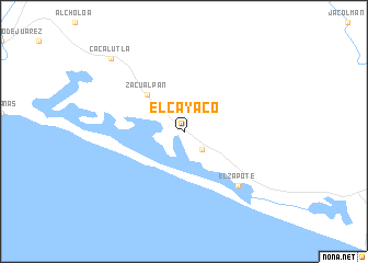 map of El Cayaco