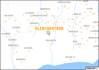 map of El Cayo Entero