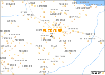 map of El Cayube