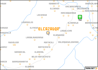 map of El Cazador