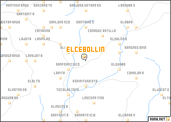 map of El Cebollín