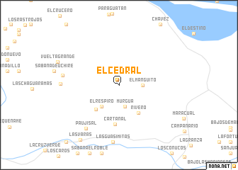 map of El Cedral