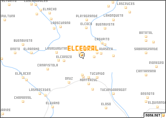 map of El Cedral