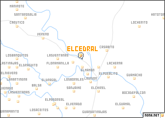 map of El Cedral