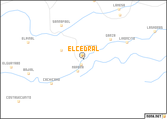 map of El Cedral