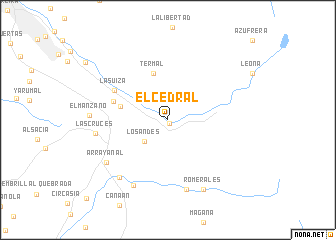 map of El Cedral