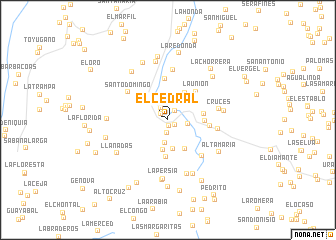 map of El Cedral