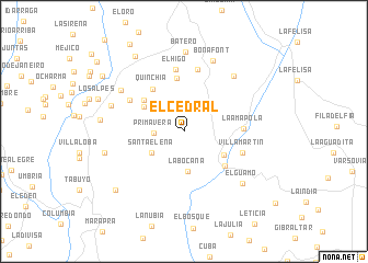 map of El Cedral