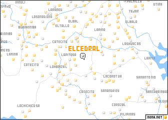 map of El Cedral