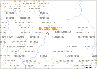 map of El Cedral