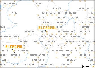 map of El Cedral