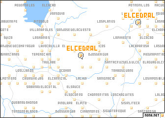 map of El Cedral