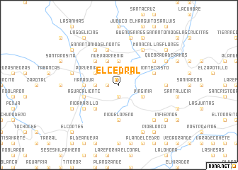 map of El Cedral