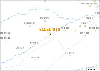 map of El Cedrito