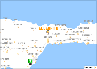 map of El Cedrito