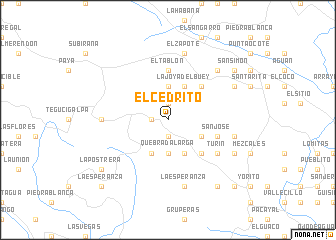 map of El Cedrito