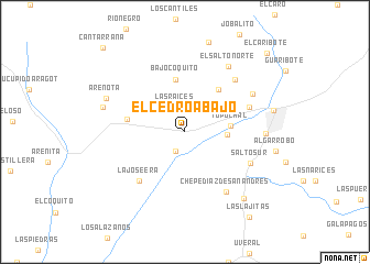 map of El Cedro Abajo