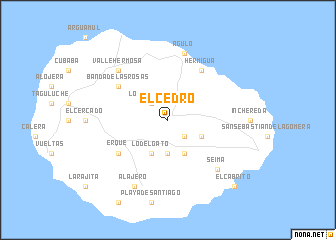 map of El Cedro