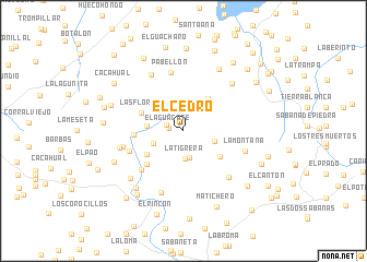 map of El Cedro