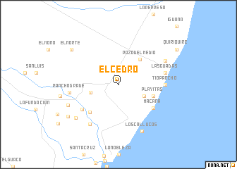 map of El Cedro