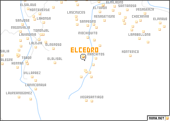 map of El Cedro