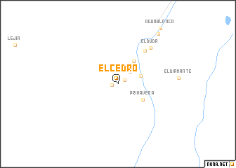 map of El Cedro