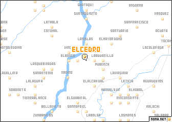 map of El Cedro