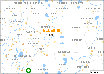 map of El Cedro