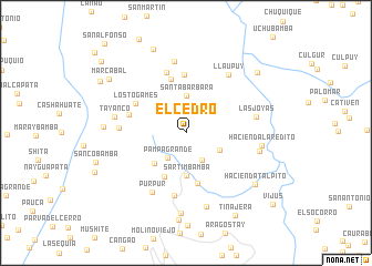 map of El Cedro