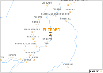 map of El Cedro