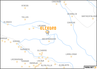 map of El Cédro