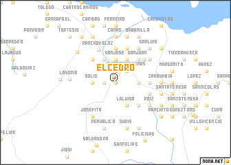 map of El Cedro