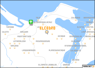 map of El Cedro