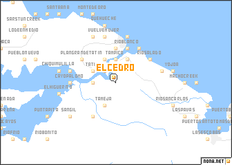 map of El Cedro