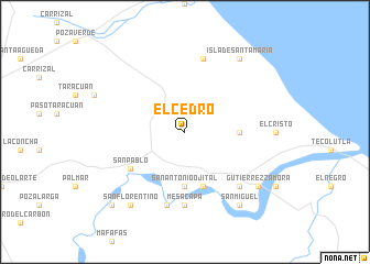 map of El Cedro