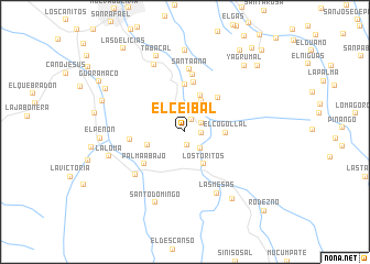 map of El Ceibal