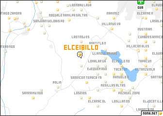 map of El Ceibillo