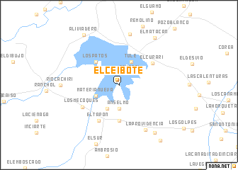 map of El Ceibote