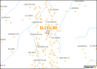 map of El Ceilán