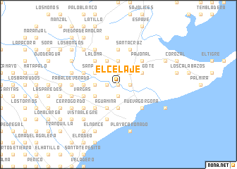 map of El Celaje