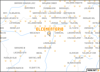 map of El Cementerio