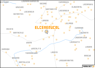 map of El Cemerucal