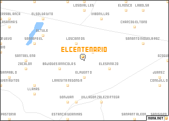 map of El Centenario