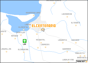 map of El Centenario