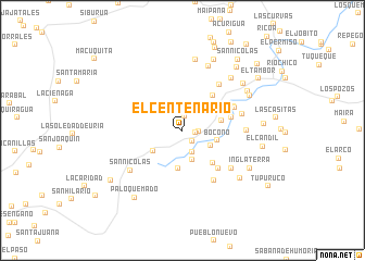 map of El Centenario