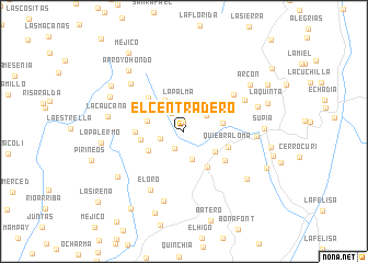 map of El Centradero