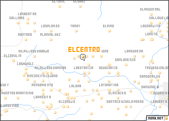 map of El Centro